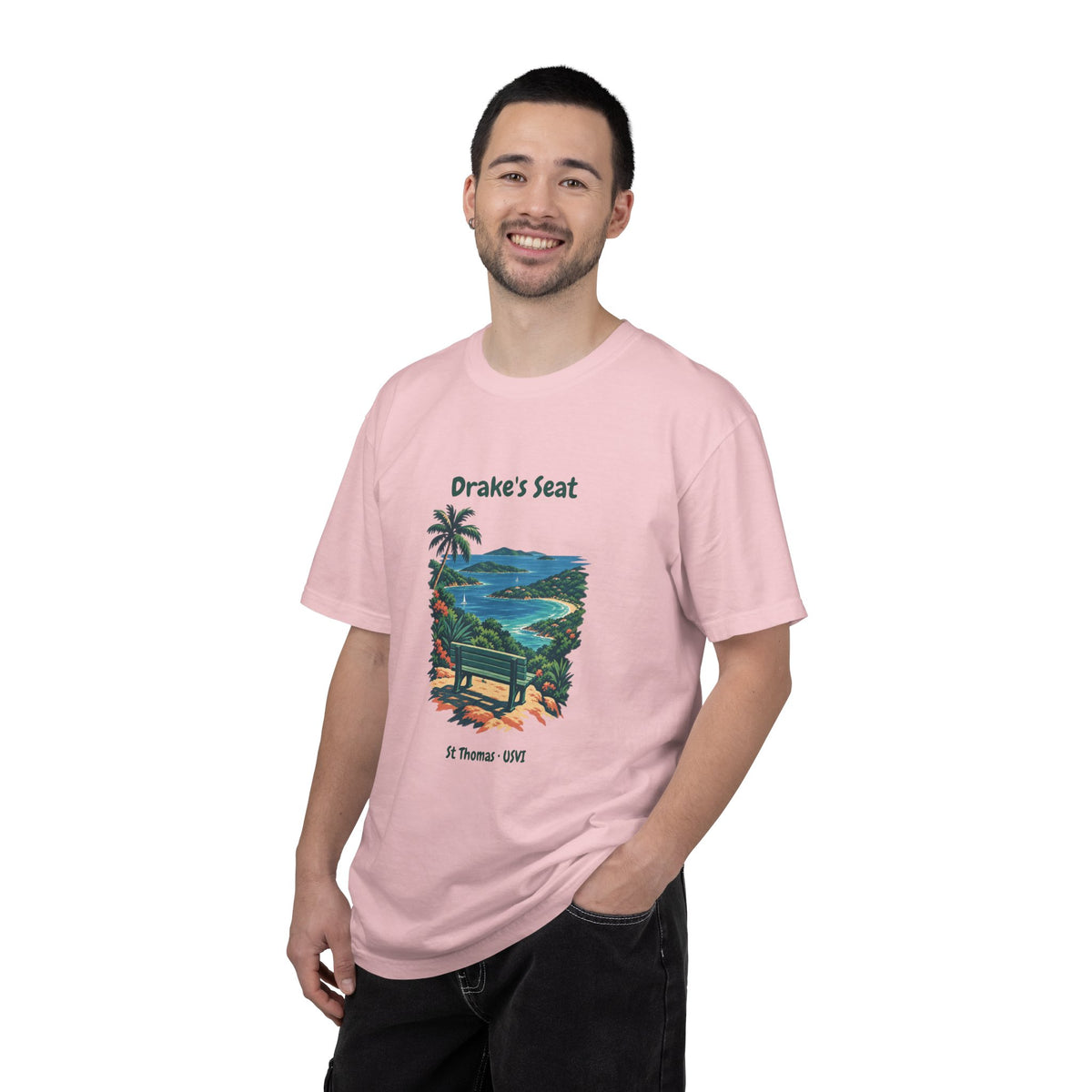 Drake's Seat St. Thomas USVI Comfort Colors 1717 T-Shirt