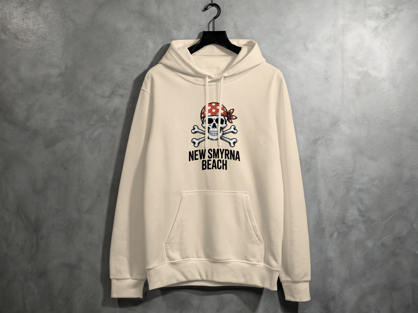 New Smyrna Beach Skull and Crossbones Hoodie product