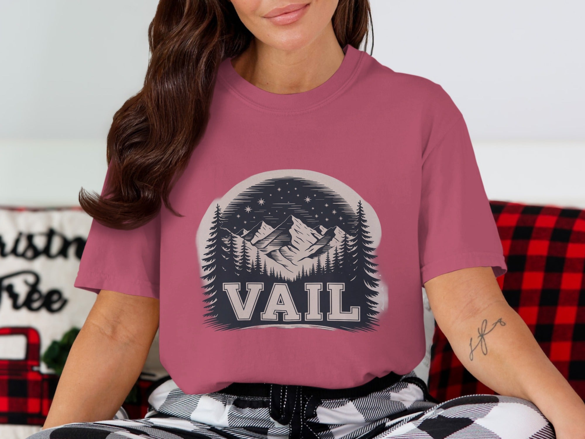 Vail Mountain Graphic Womens T-Shirt Product