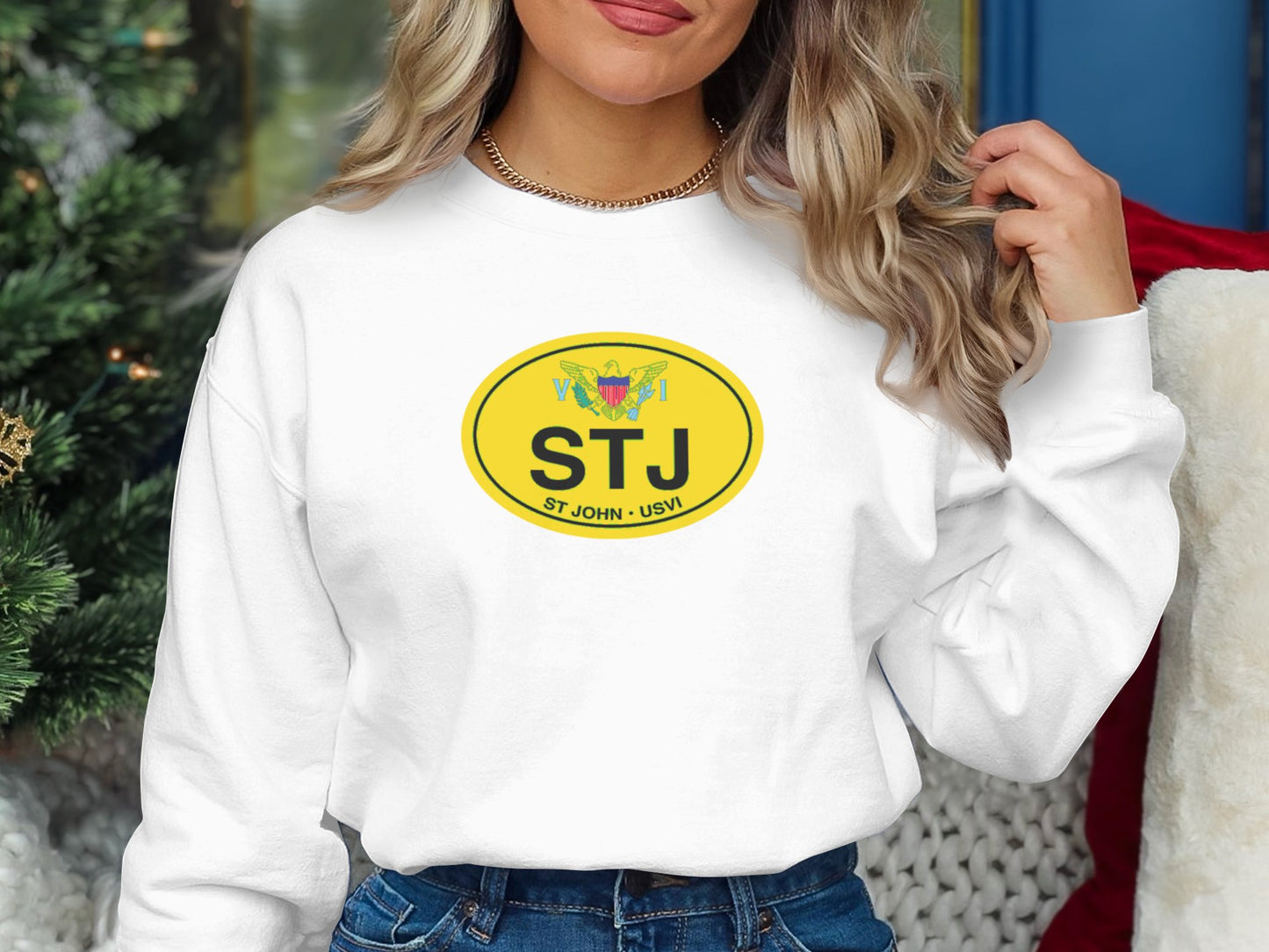 St John Womens Sweatshirt Heliconia