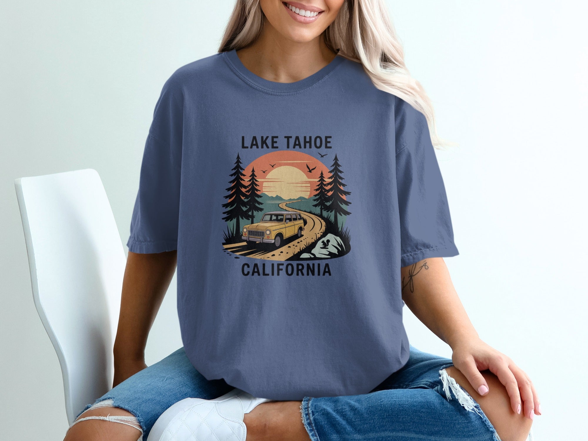 Lake Tahoe California Scenic Graphic Tee product