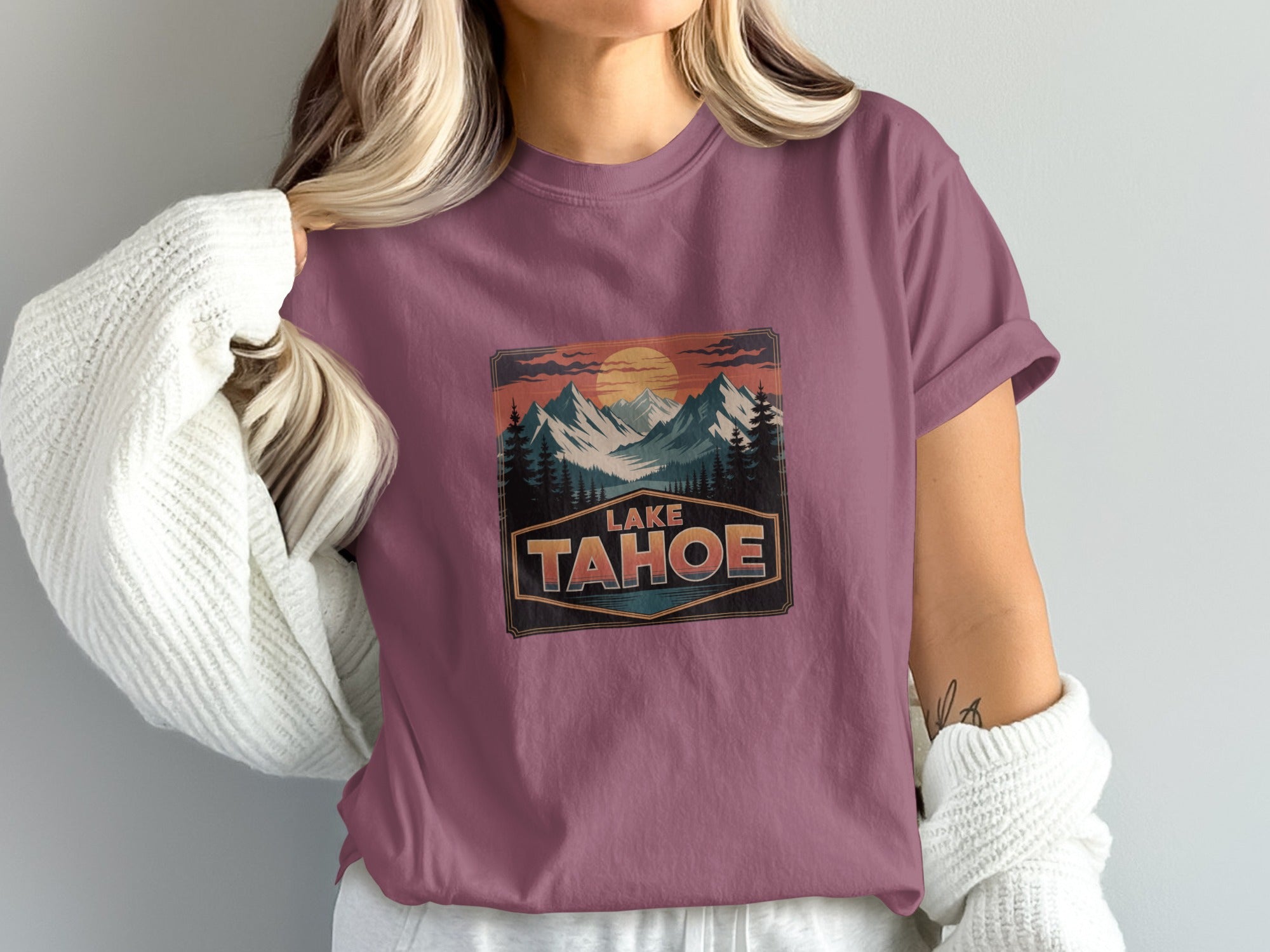 Lake Tahoe Scenic Mountains Graphic Tee product