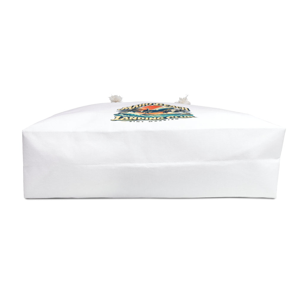 Maho Beach Landing Club Sint Maarten Weekender Bag illustrated destination design, product mockup