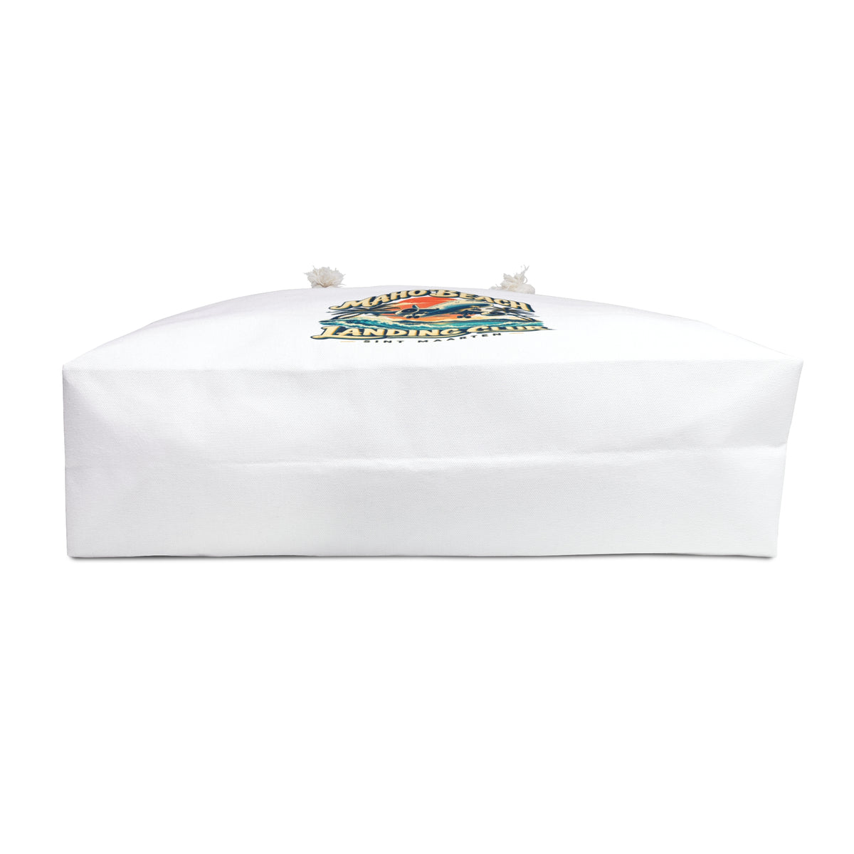 Maho Beach Landing Club Sint Maarten Weekender Bag illustrated destination design, product mockup
