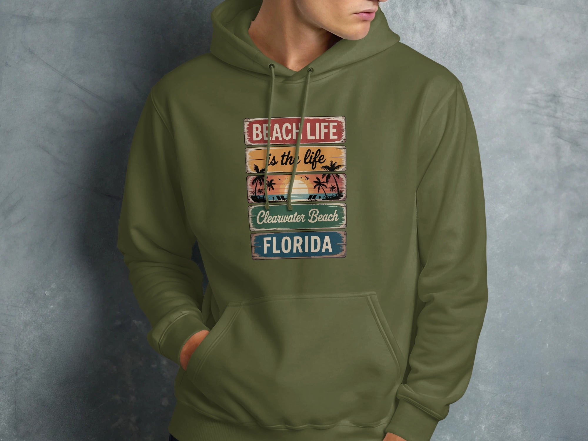 Beach Life Clearwater Beach Florida Hoodie product