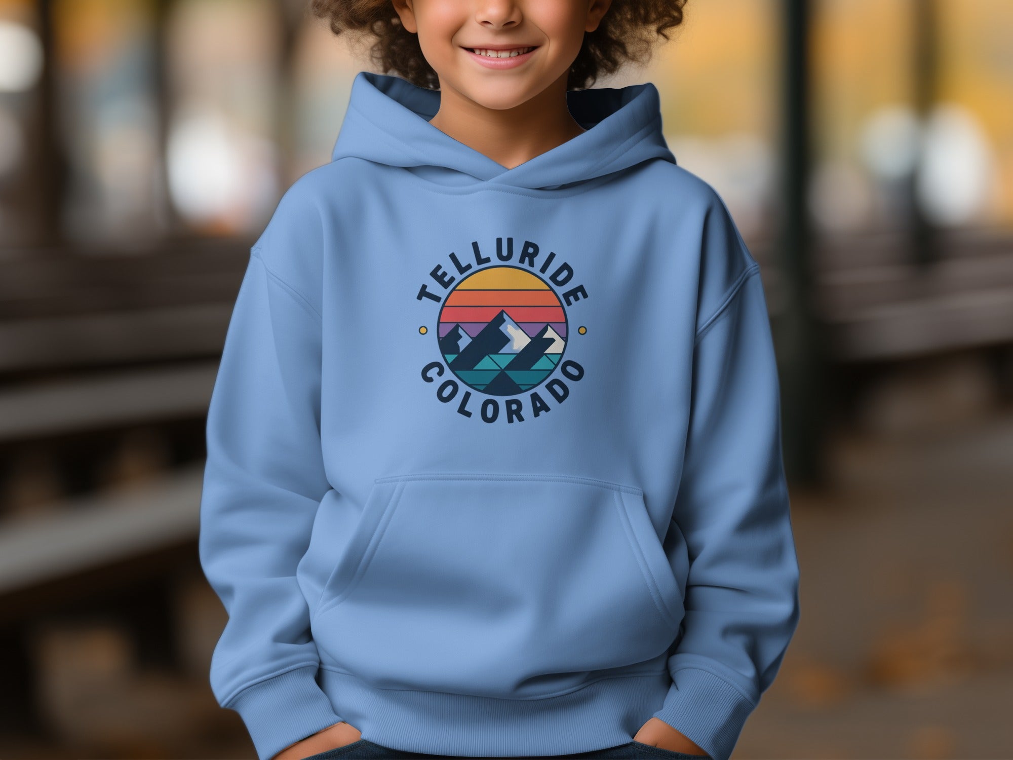 Telluride Colorado Kids Hoodie with Stylish Design