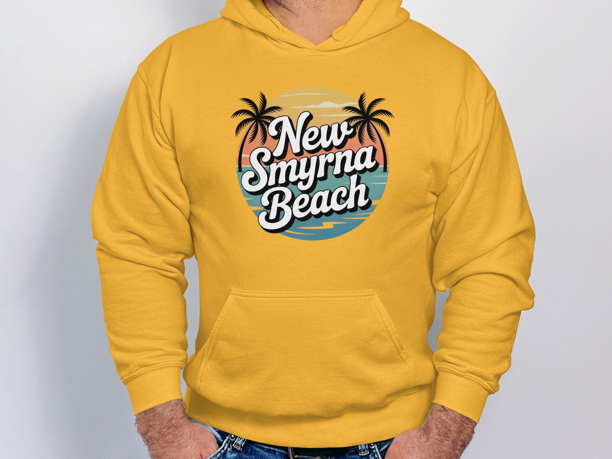 New Smyrna Beach Graphic Hoodie for Stylish Casual Wear Product