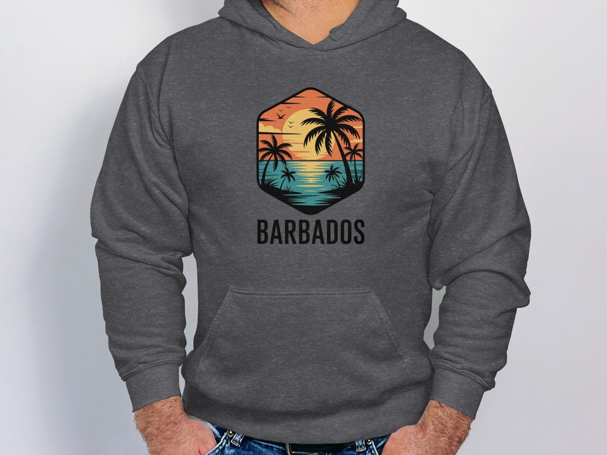 Barbados Beach Sunset Graphic Hoodie product type