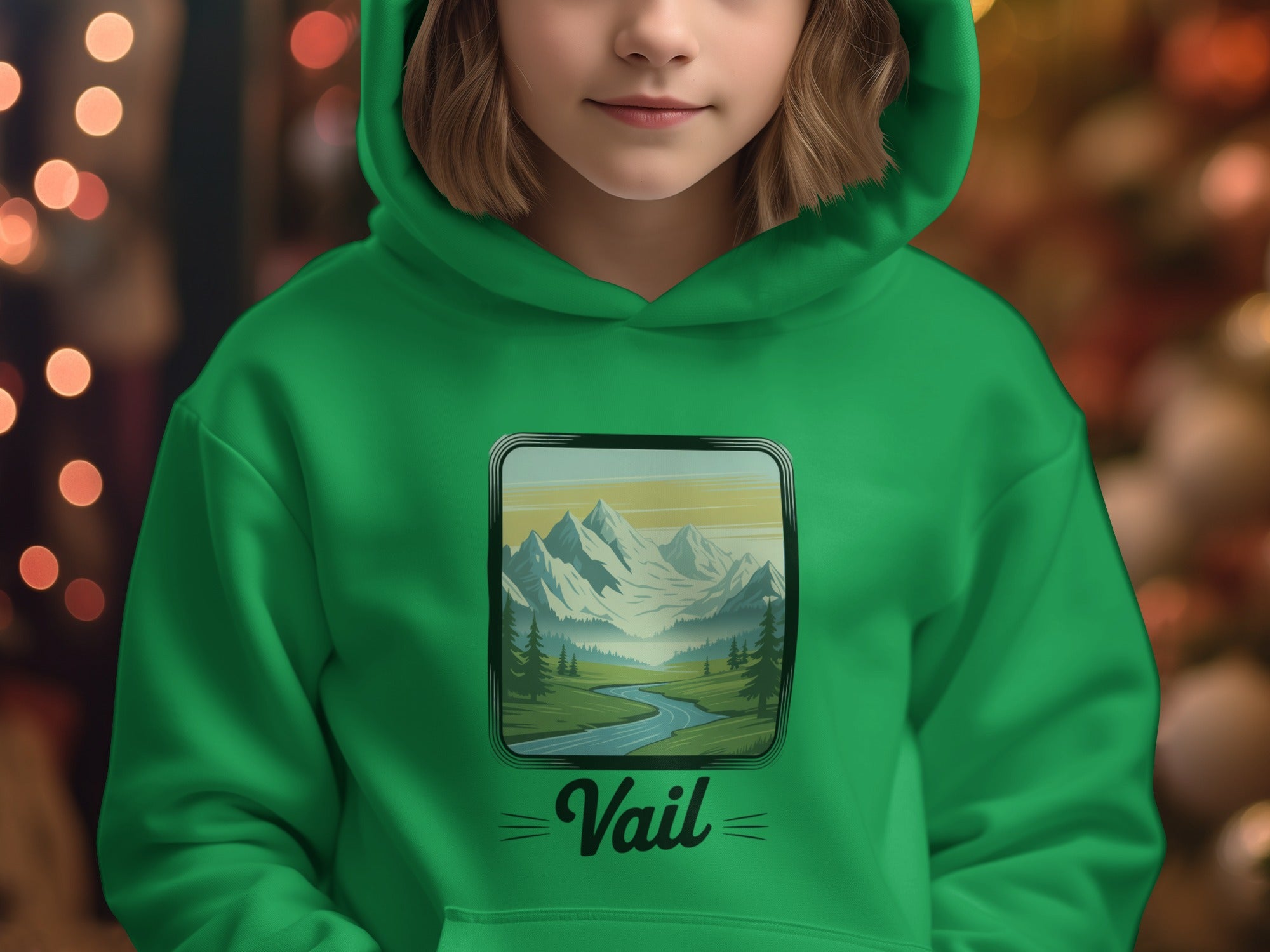 Vail Mountain Scenic Hoodie Ideal Gift Sweatshirt product type