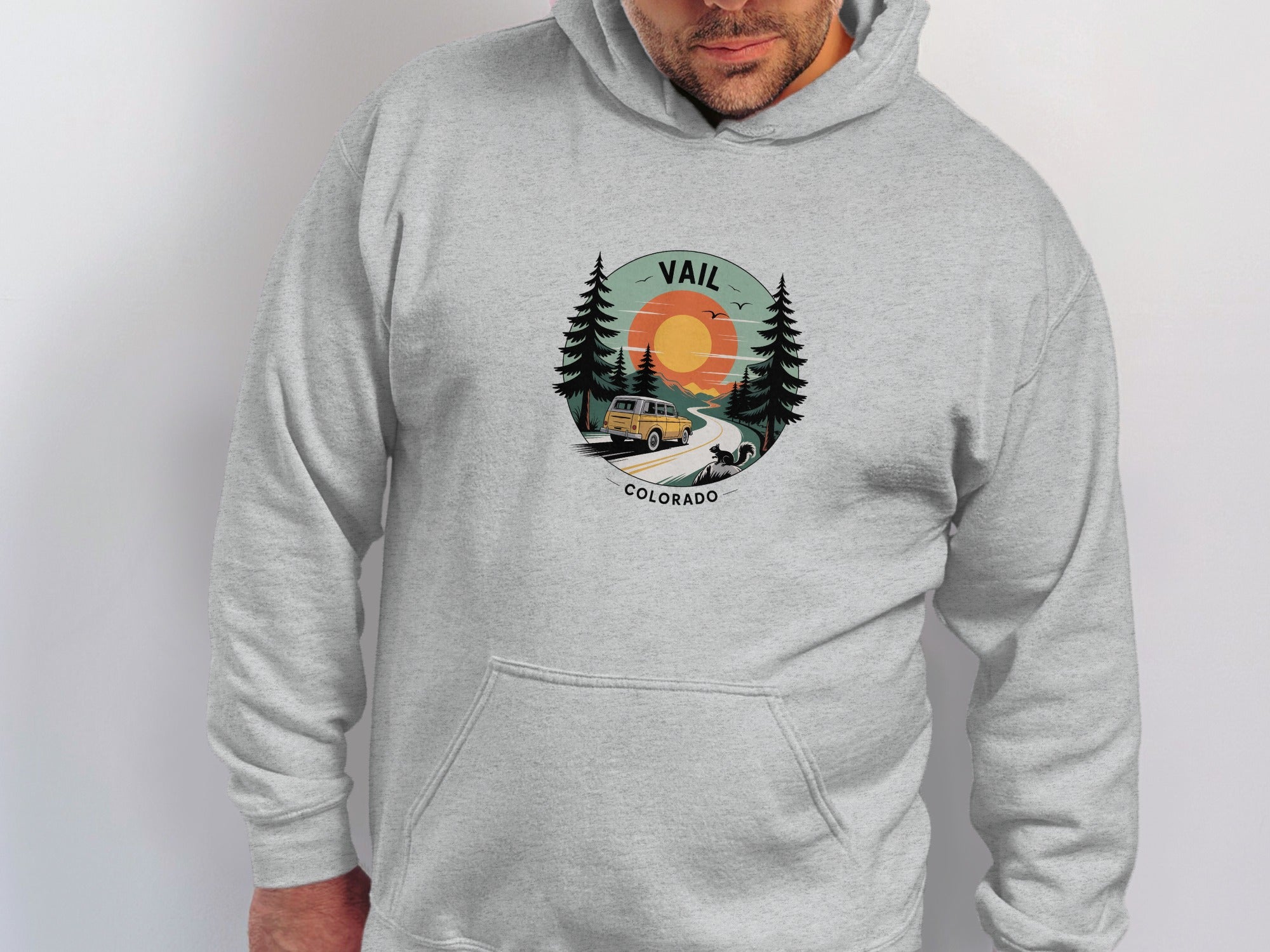 Vail Colorado Scenic Hoodie Unique Graphic Sweatshirt product