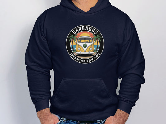 Barbados Life's Better in Flip-Flops Hoodie product