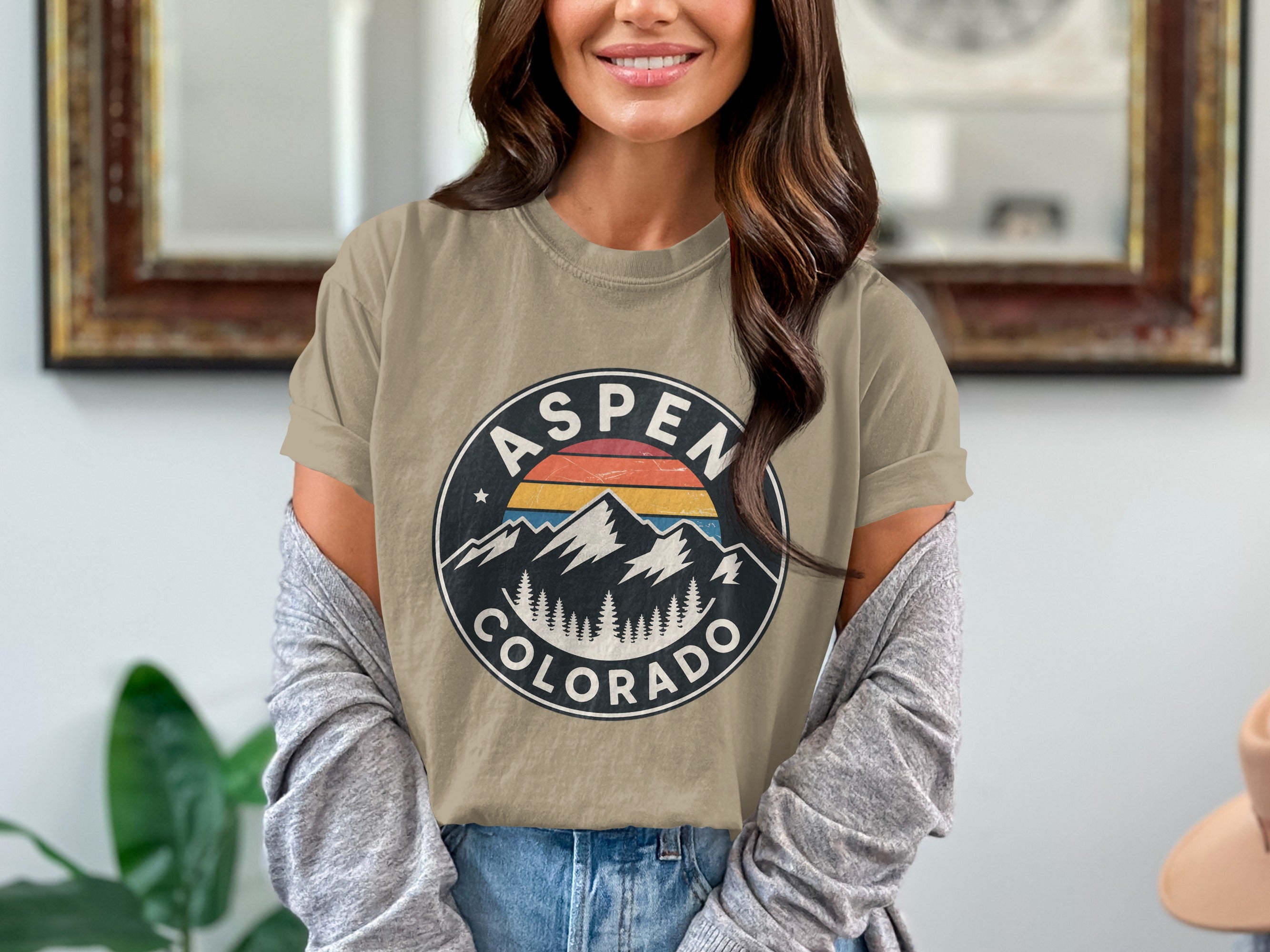 Aspen Colorado Graphic T-Shirt Casual Clothing product type
