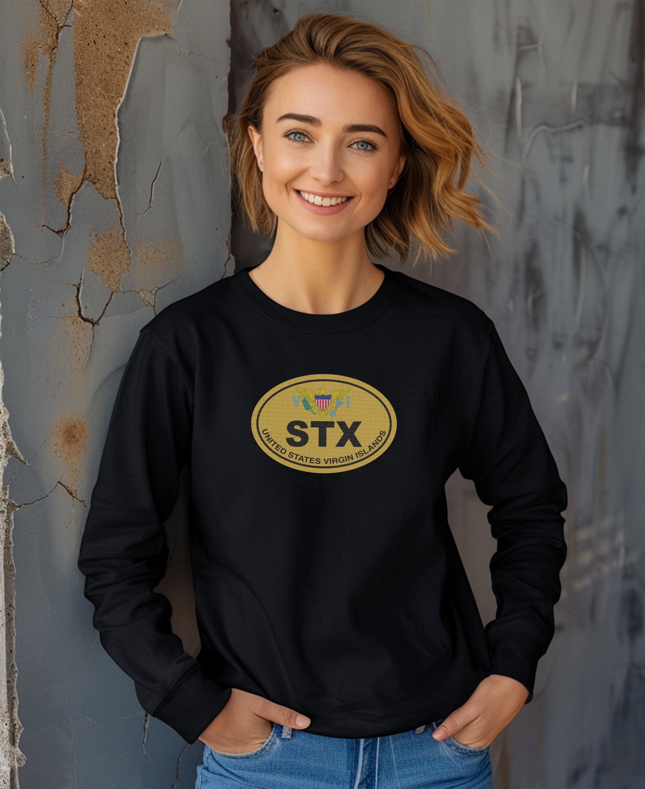 St Croix Coral Reefs & Market Days Womens Long Sleeve T-Shirt