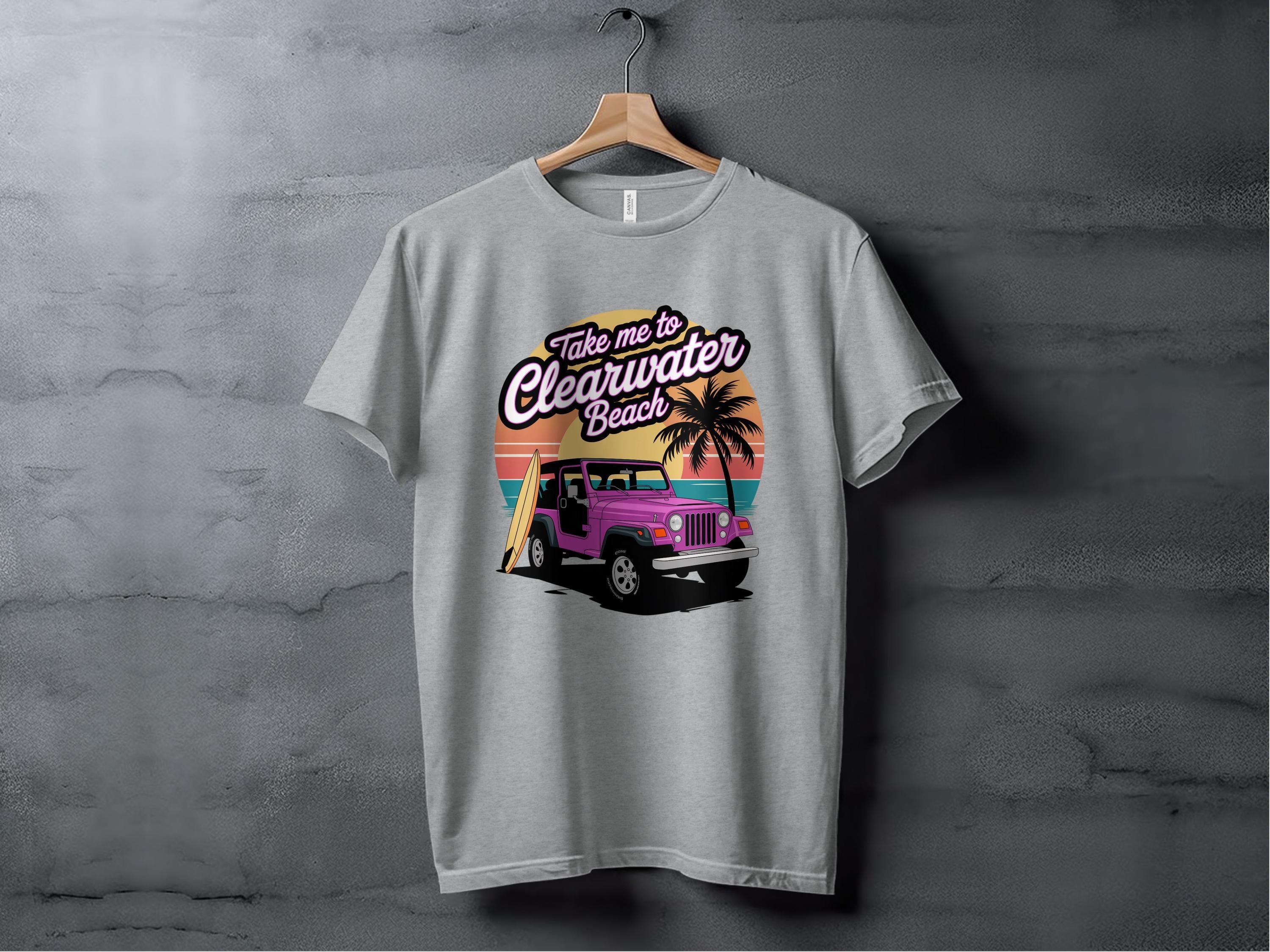 Take me to Clearwater Beach graphic tee product
