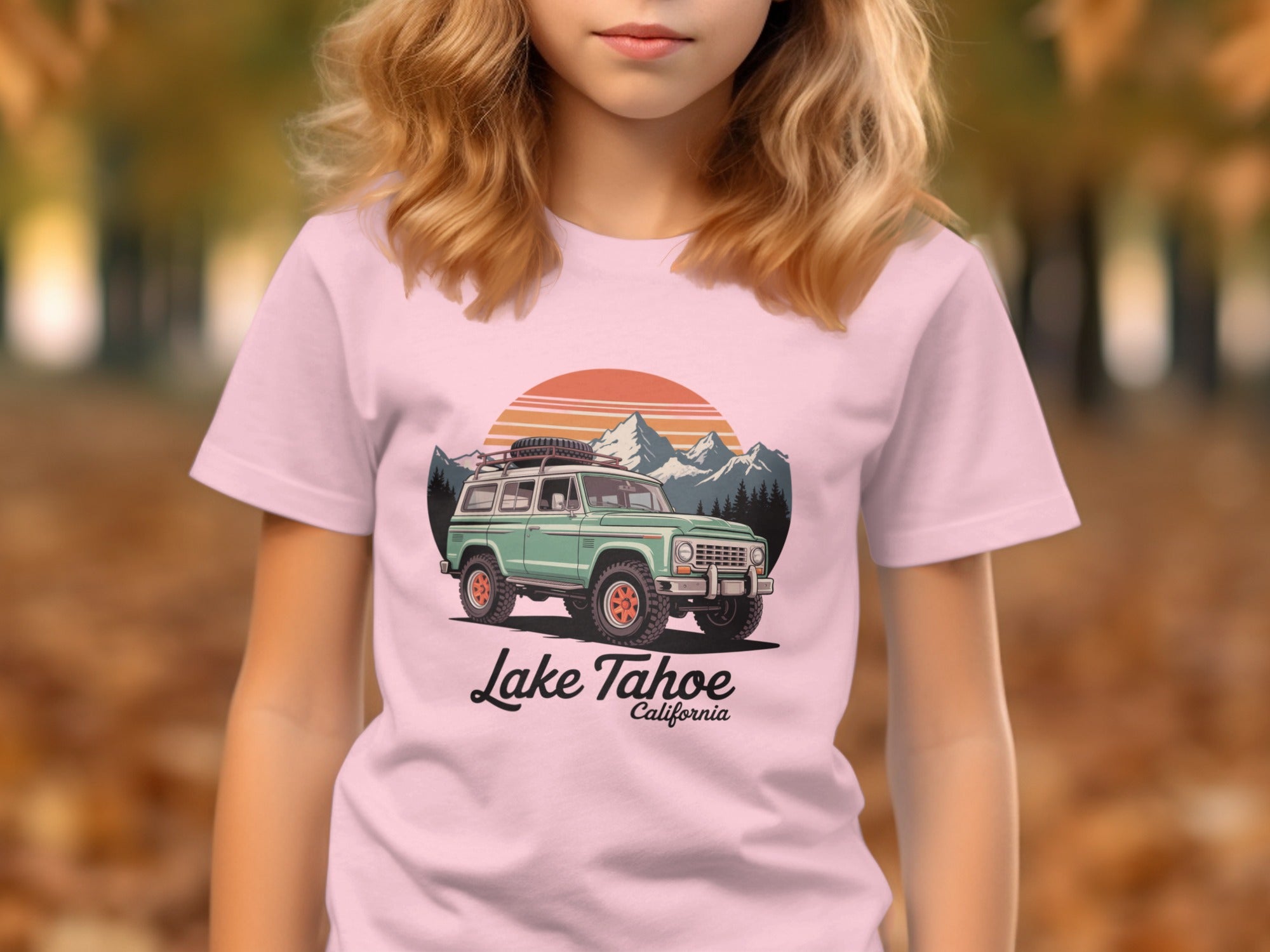 Lake Tahoe California Scenic SUV Adventure Tee