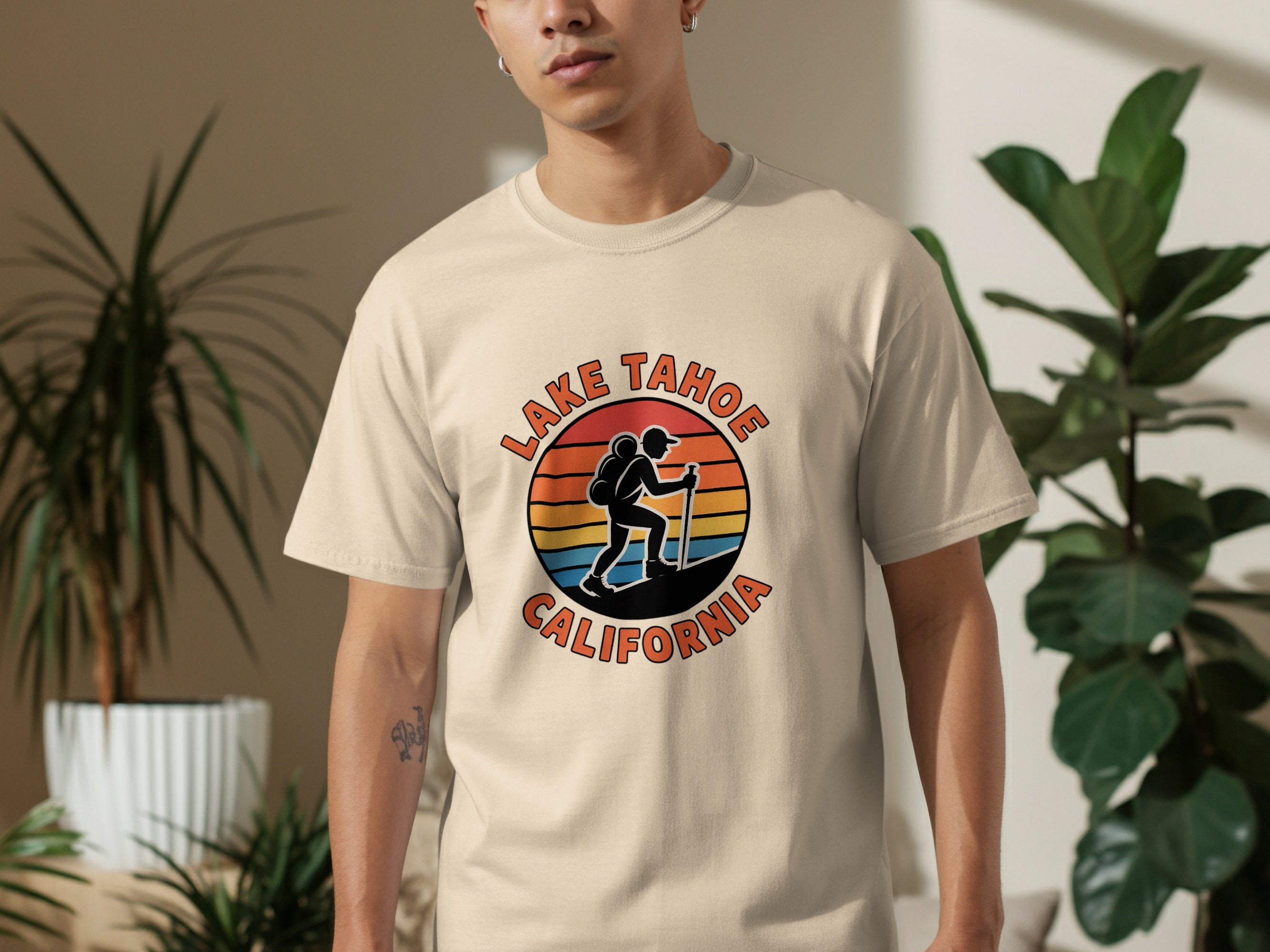 Lake Tahoe California Hiking Graphic Tee product type