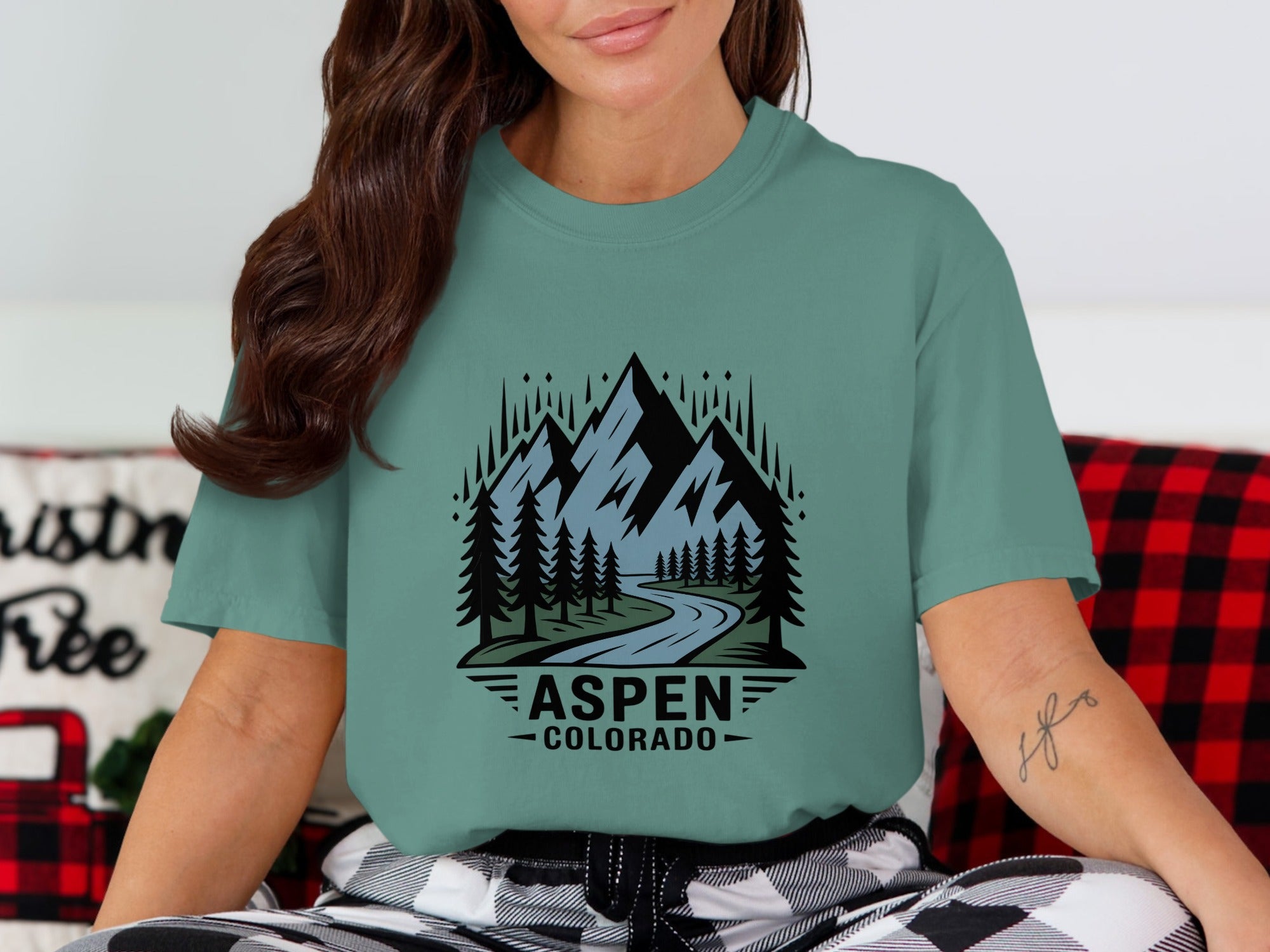 Aspen Colorado Scenic Mountain Graphic Tee product