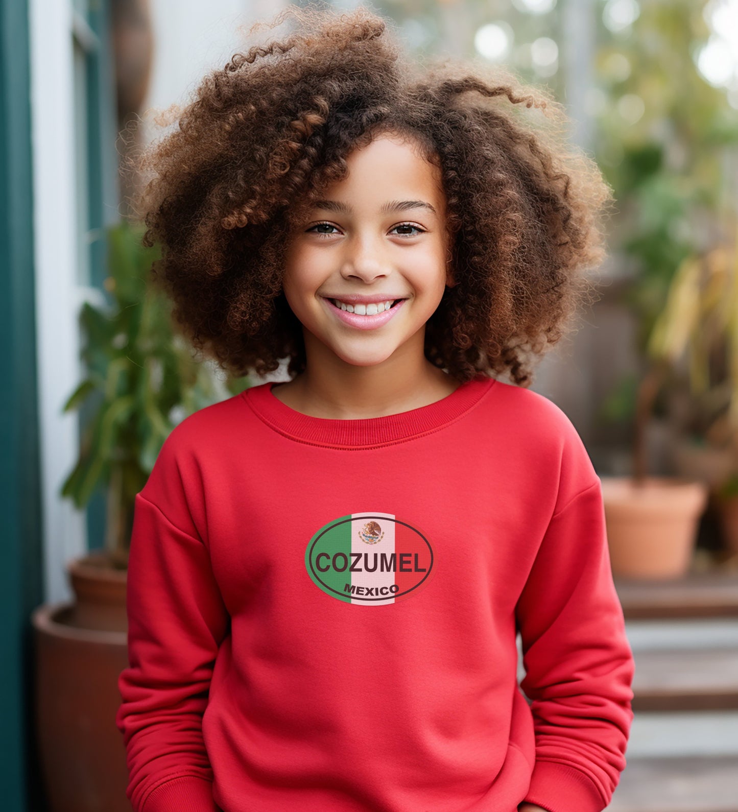 Cozumel Mexico Red Sweatshirt Comfortable Clothing product