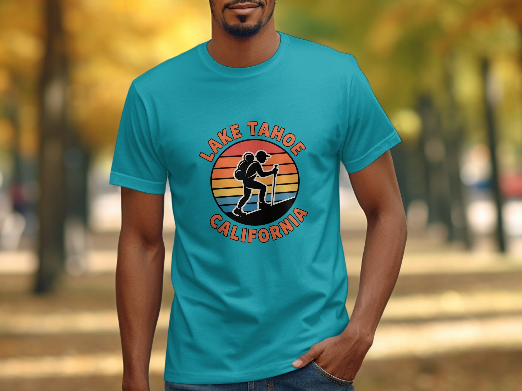 Lake Tahoe California Hiking Themed Shirt product type