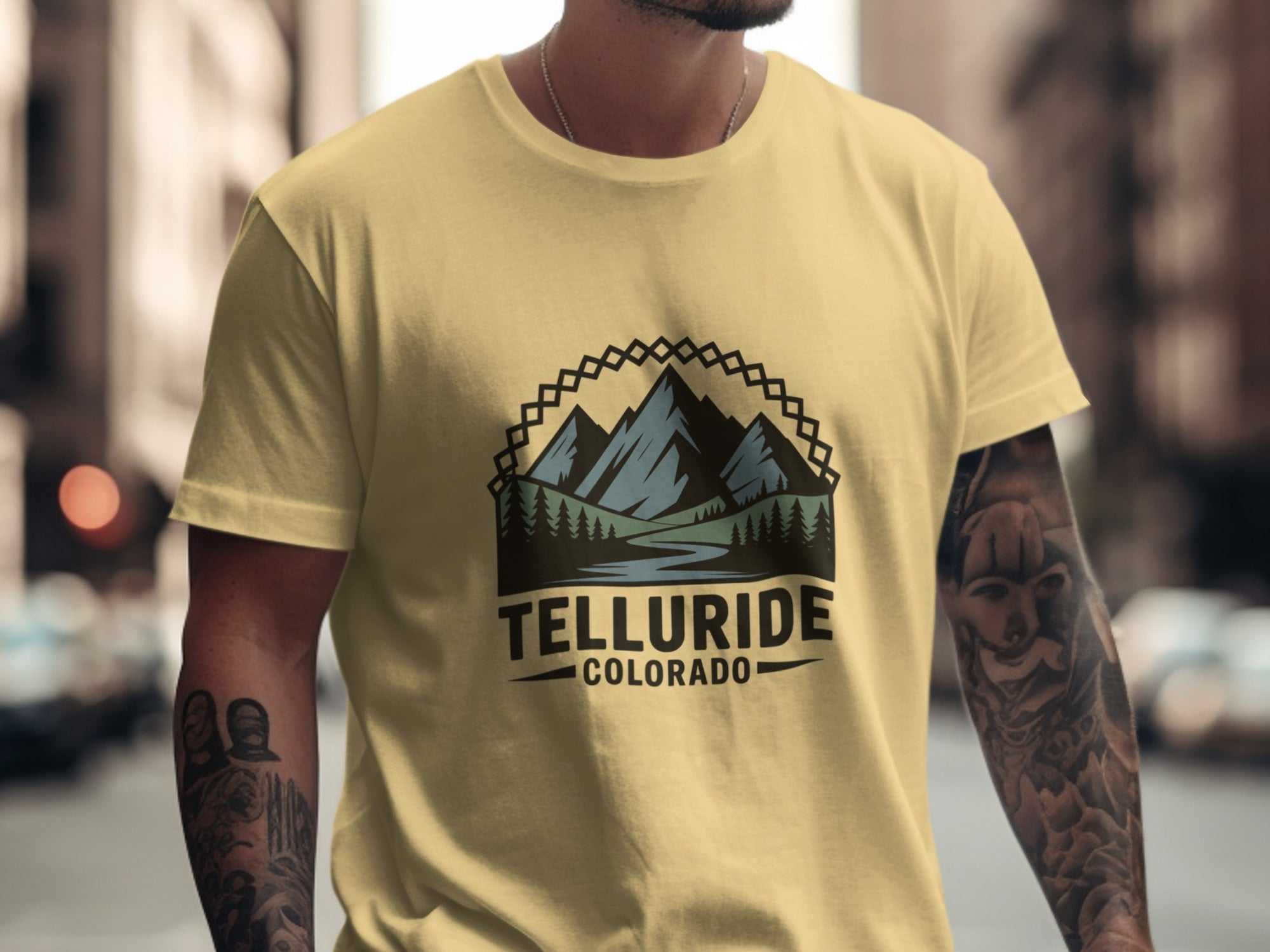Telluride Colorado Scenic Graphic Tee Shirt