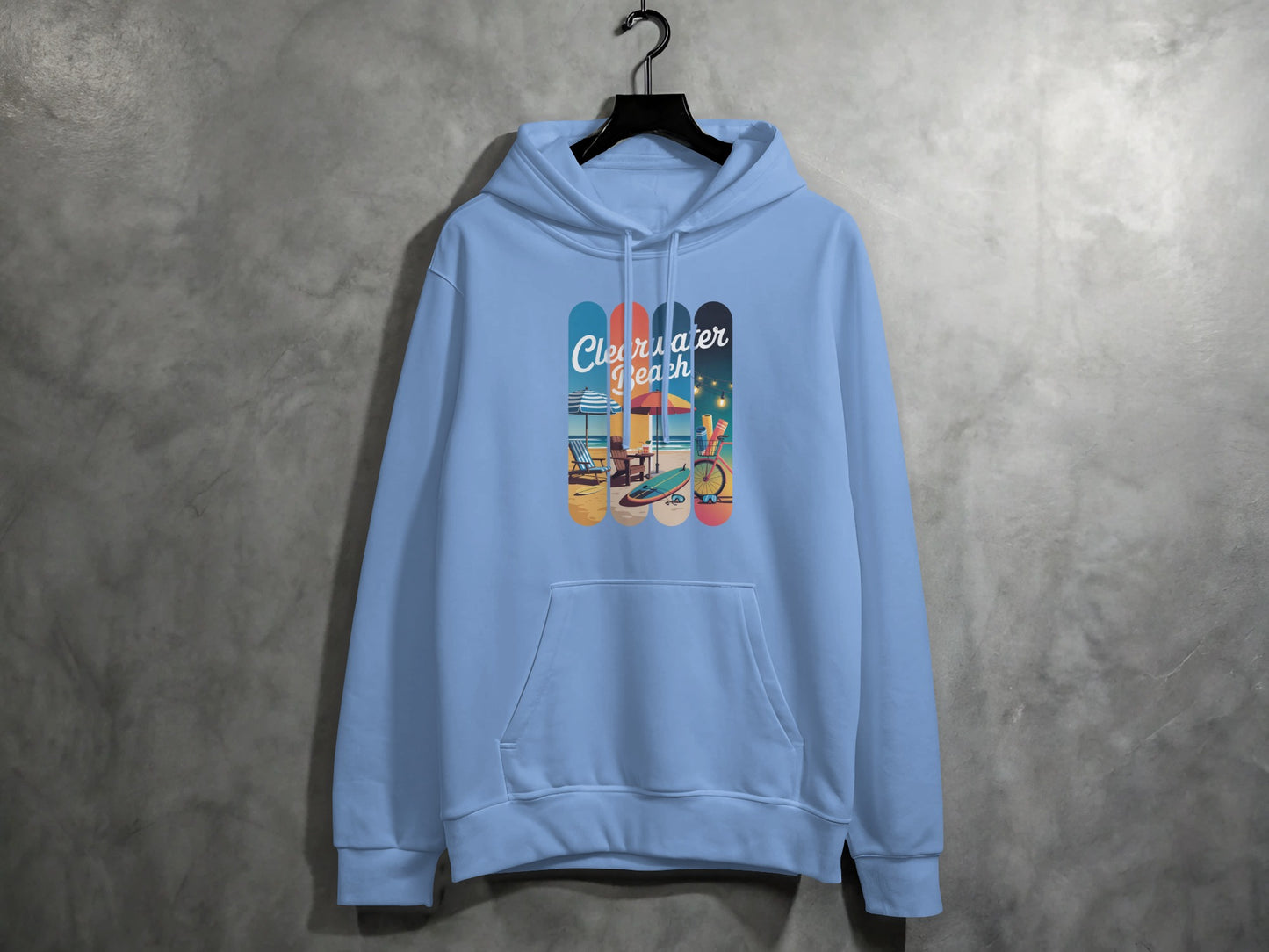 Clearwater Beach Graphic Hooded Sweatshirt product