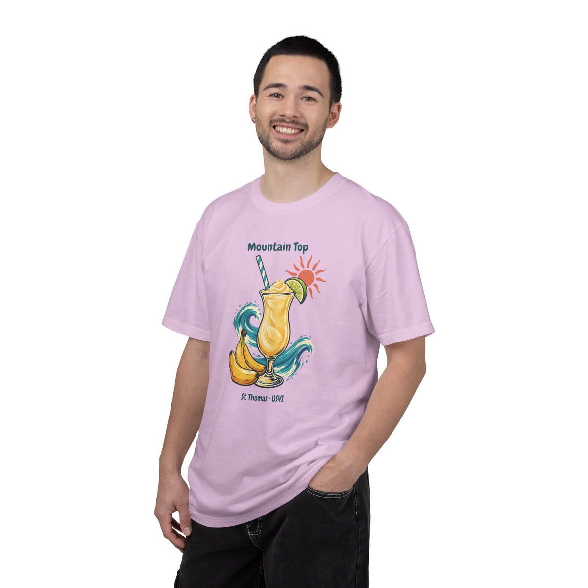 Mountain Top St. Thomas USVI Comfort Colors 1717 T-Shirt