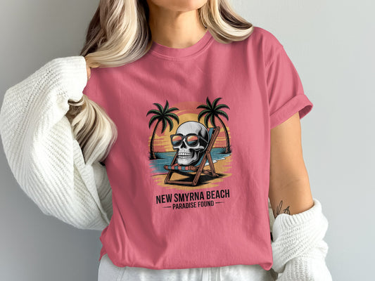 New Smyrna Beach Paradise Found Skull Chair product type