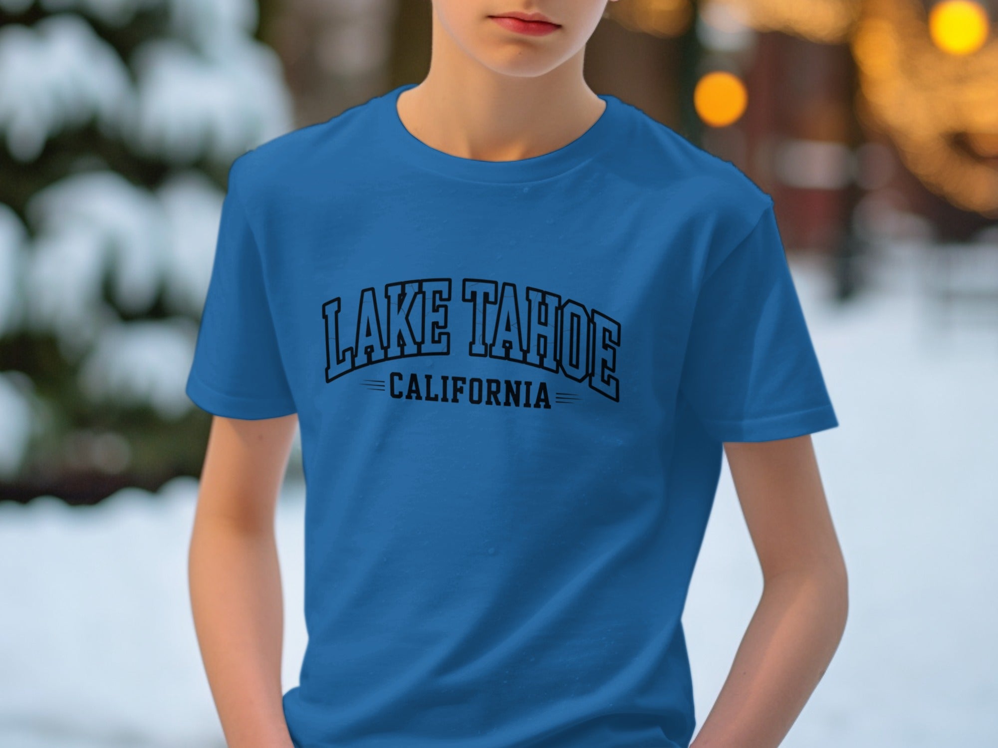 Lake Tahoe California Lettering Shirt
