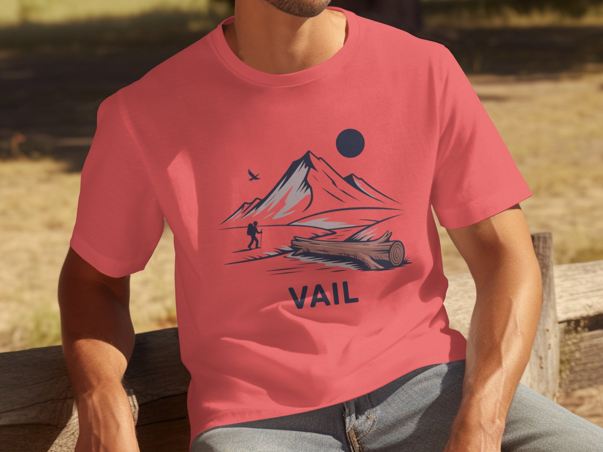 Scenic Mountain Design with Vail Graphic T-shirt product