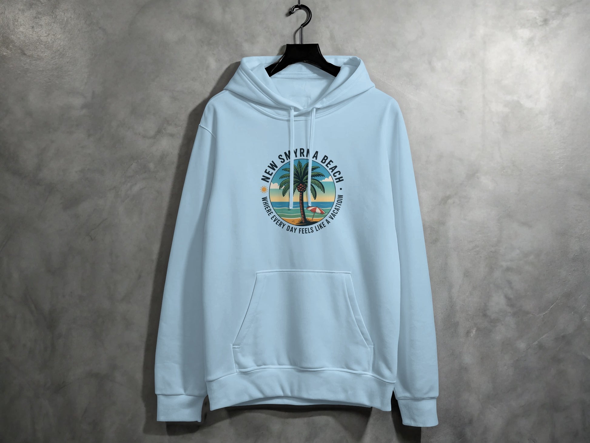 New Smyrna Beach Graphic Hoodie Comfort product type