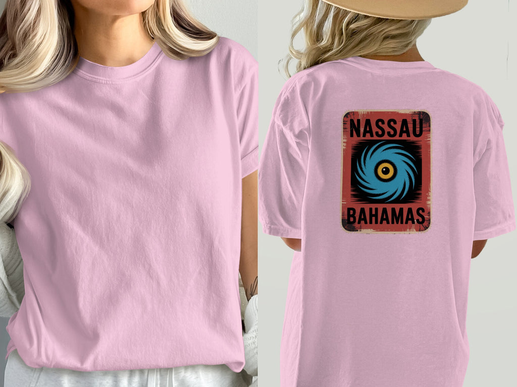 Nassau Bahamas Hurricane Design T-Shirt product