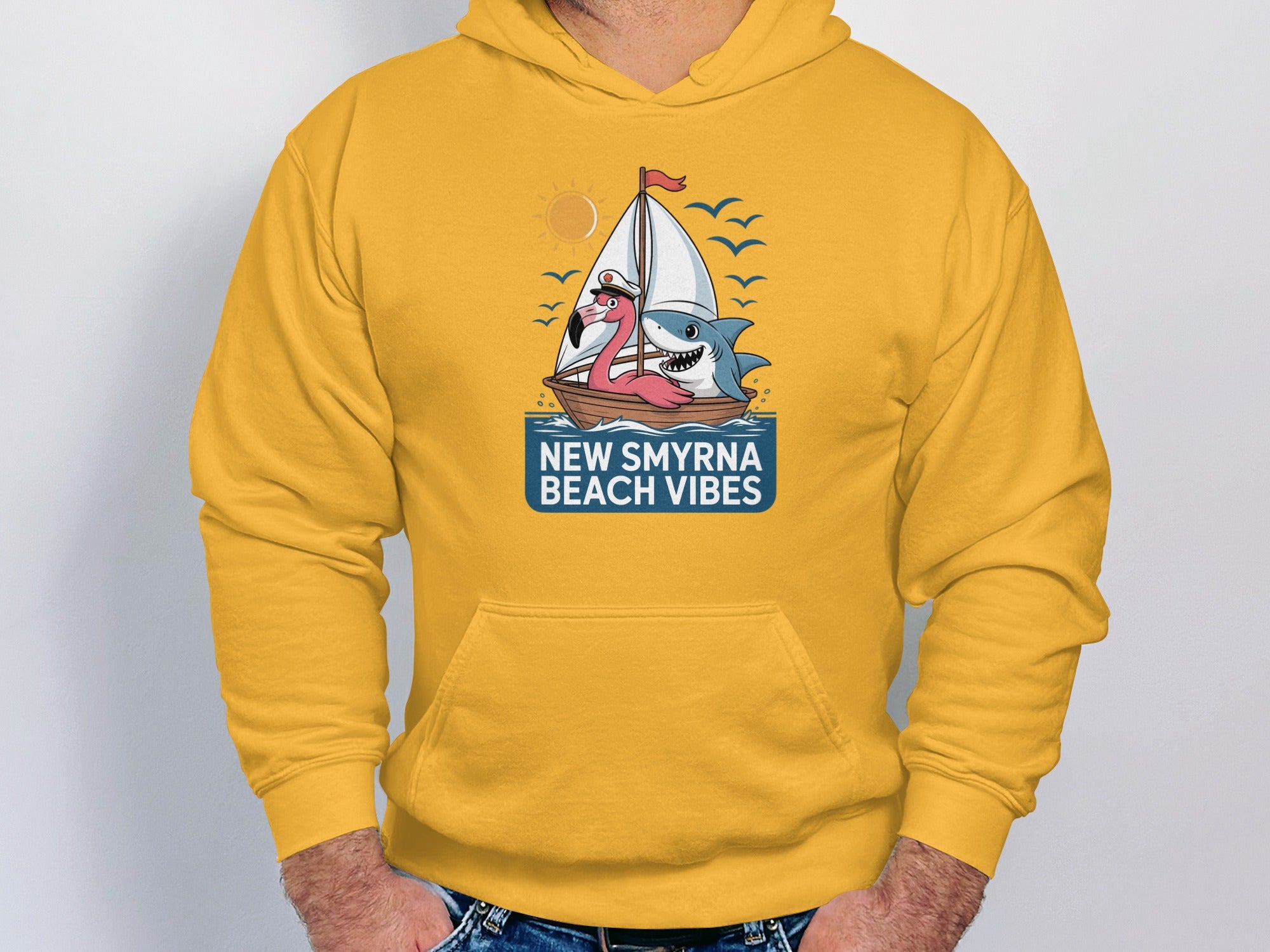 New Smyrna Beach Vibes Graphic Hoodie product