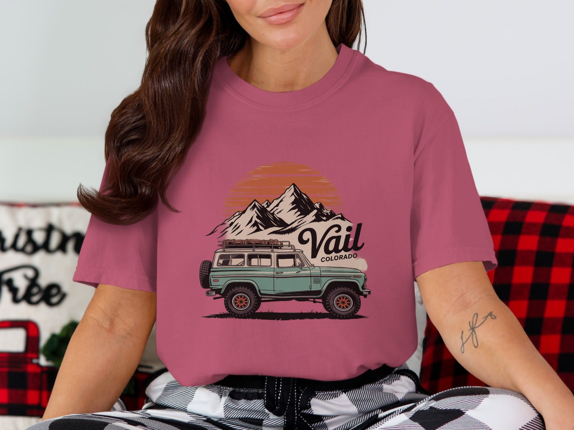 Retro Vail Colorado Adventure Graphic Tee product