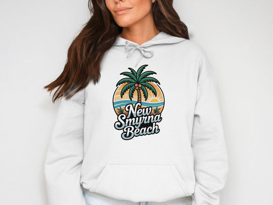 New Smyrna Beach Printed Hoodie product type