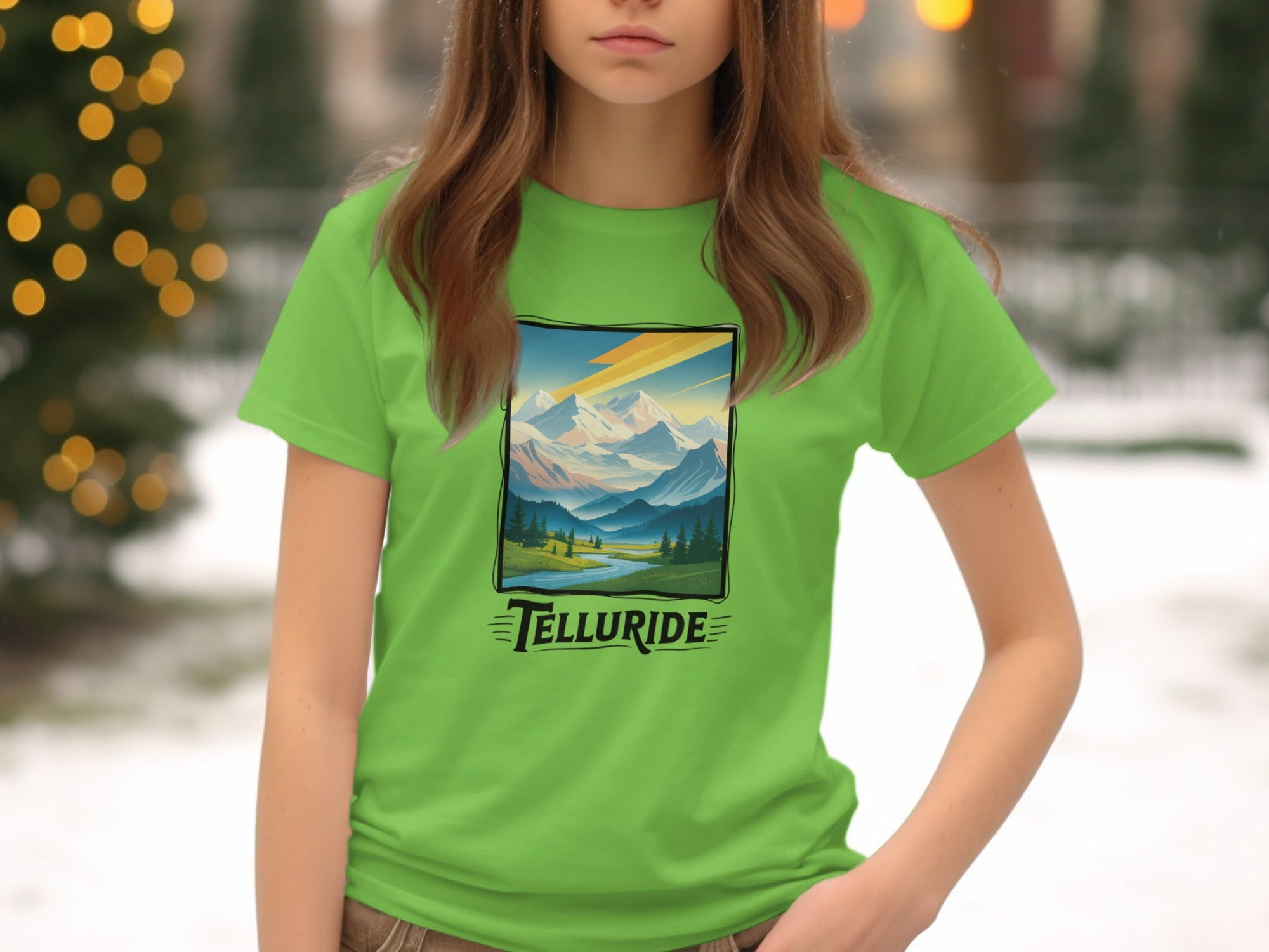 Scenic Telluride Mountain Landscape T-shirt