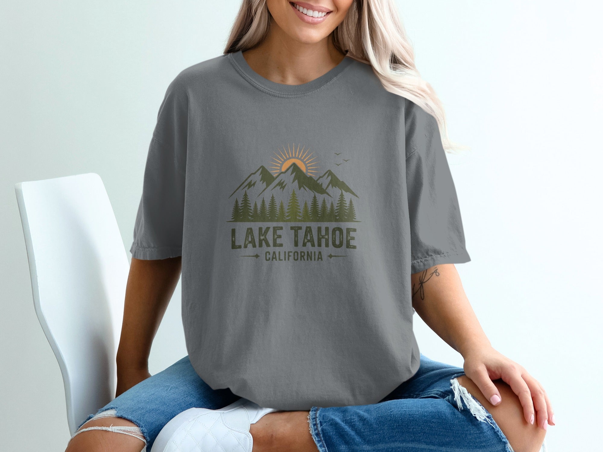 Lake Tahoe California Mountain Scene Shirt product