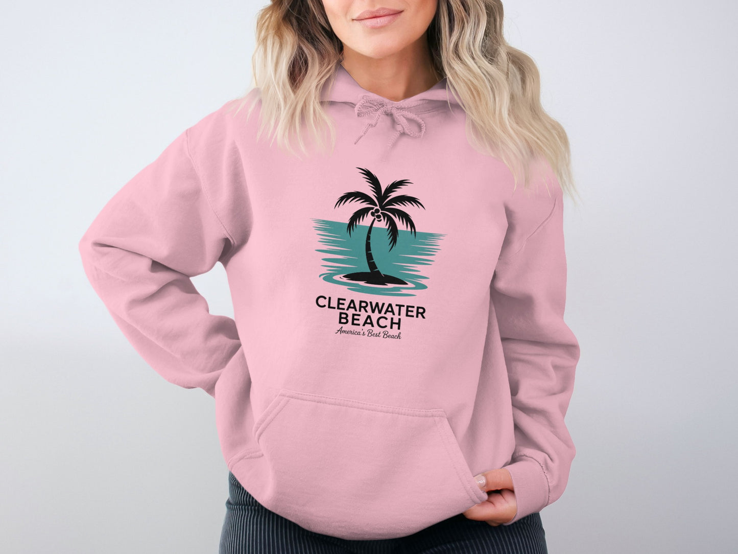 Clearwater Beach Hoodie Casual Unisex Hooded Sweatshirt product type