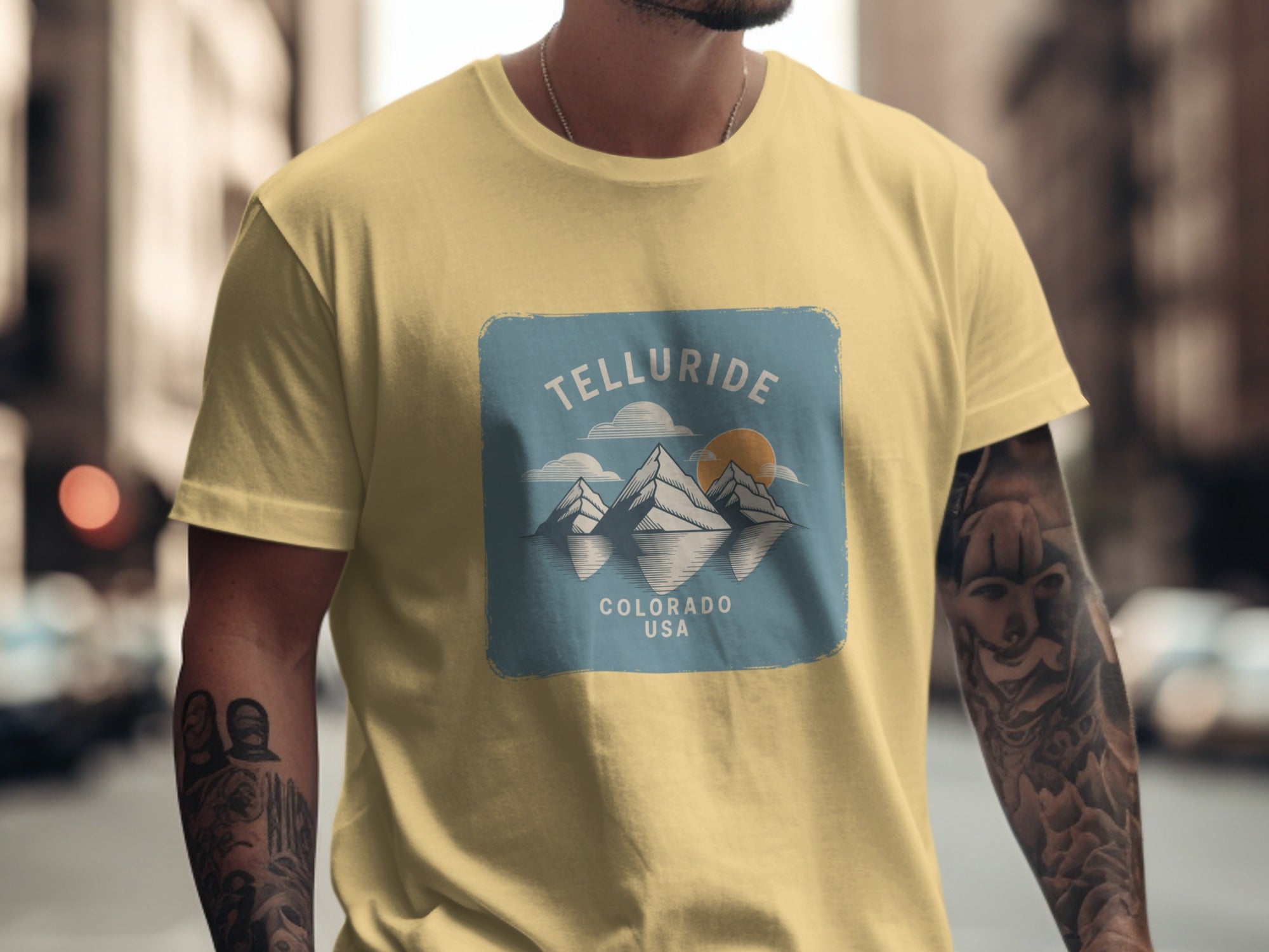 Telluride Colorado USA Scenic Graphic T-shirt