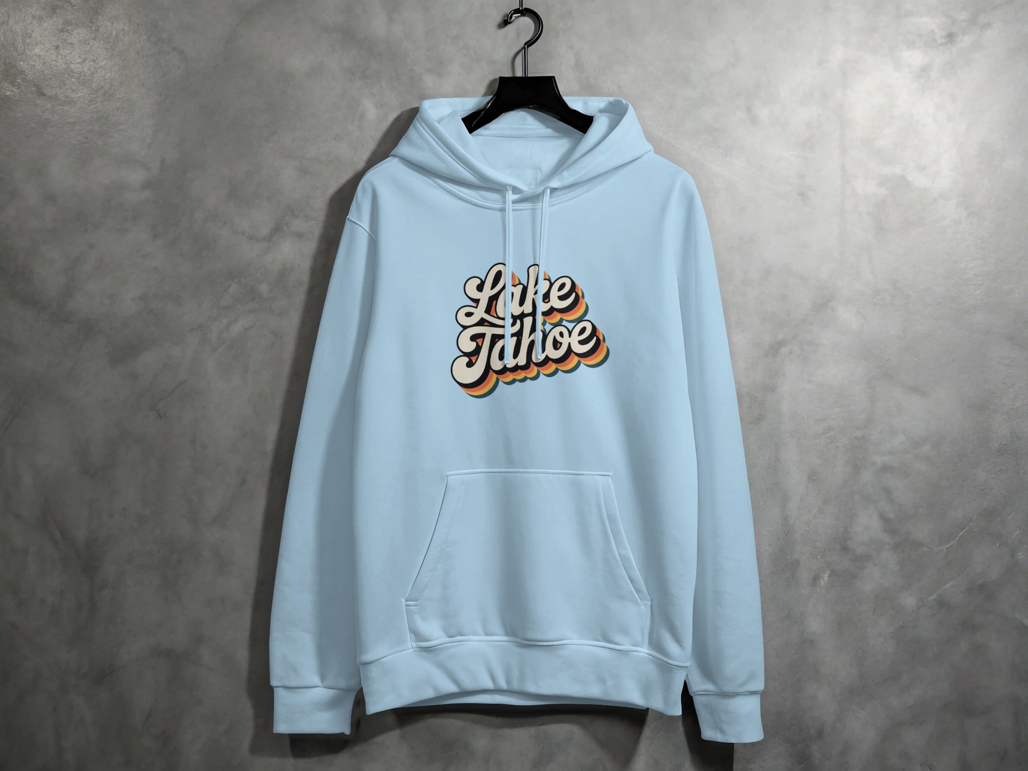 Life Tahoe Graphic Hoodie Simplistic Casual Wear