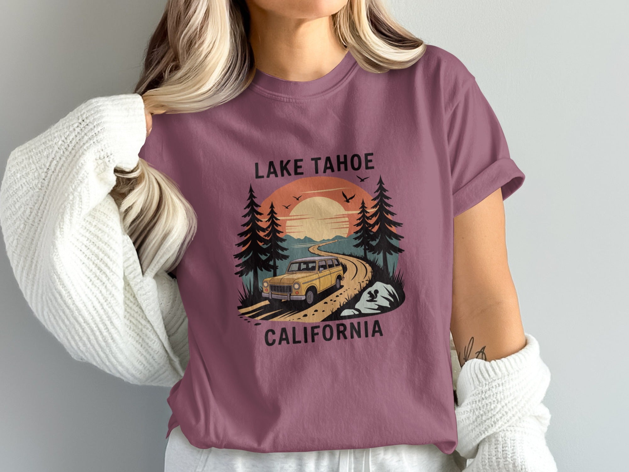 Lake Tahoe California Scenic Graphic Tee product