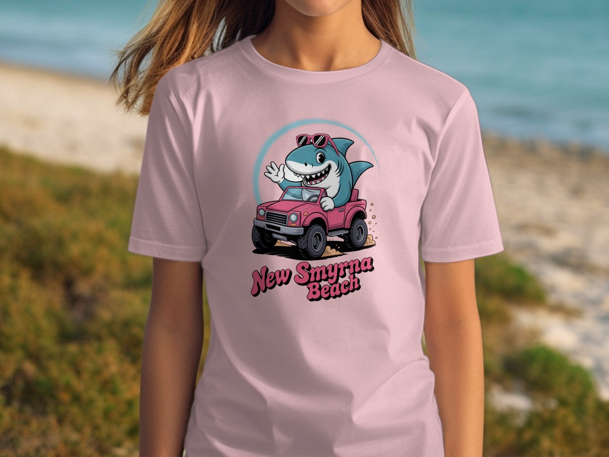 New Smyrna Beach Shark Graphic Tee product