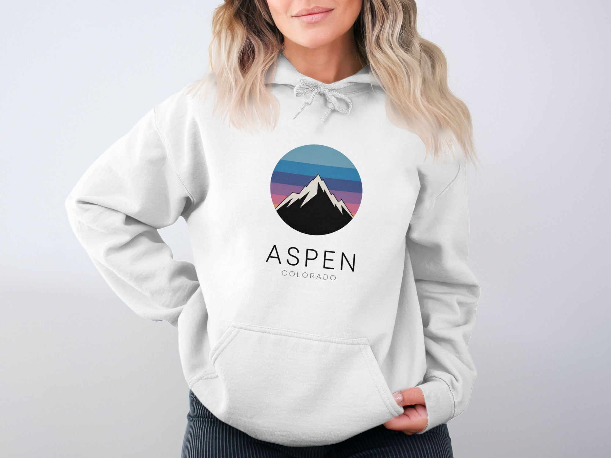 Aspen Colorado Mountain Graphic Hoodie product