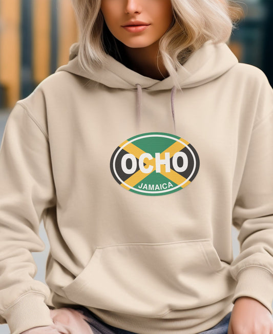 Ocho Rios Island Beats & Cool Breeze Womens Hoodie