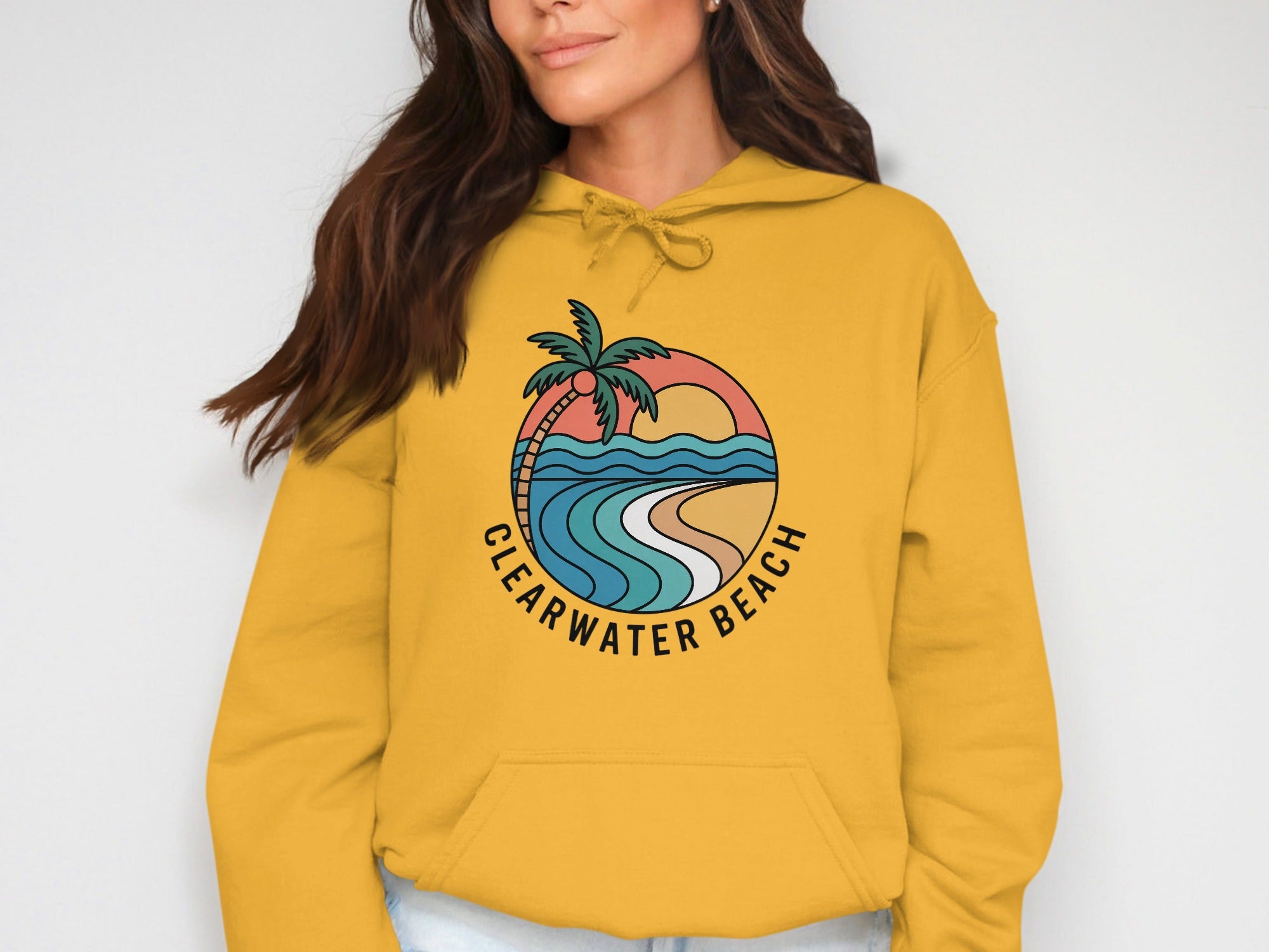 Clearwater Beach Palm Tree Hoodie product