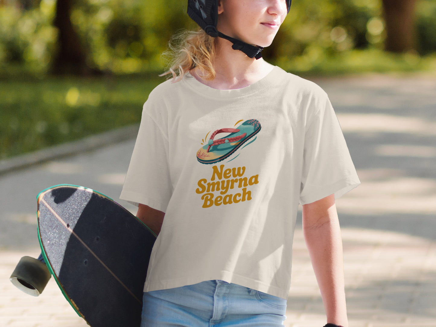 New Smyrna Beach Skateboarding T-shirt product type