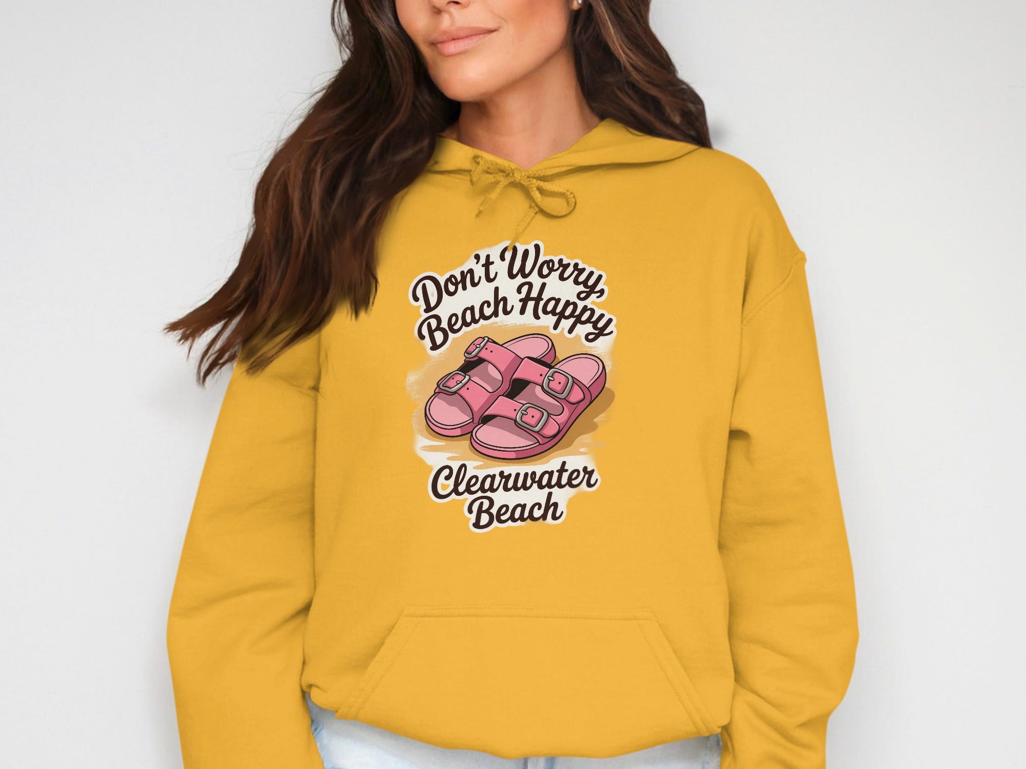 Don't Worry Beach Happy Clearwater Beach hoodie product type