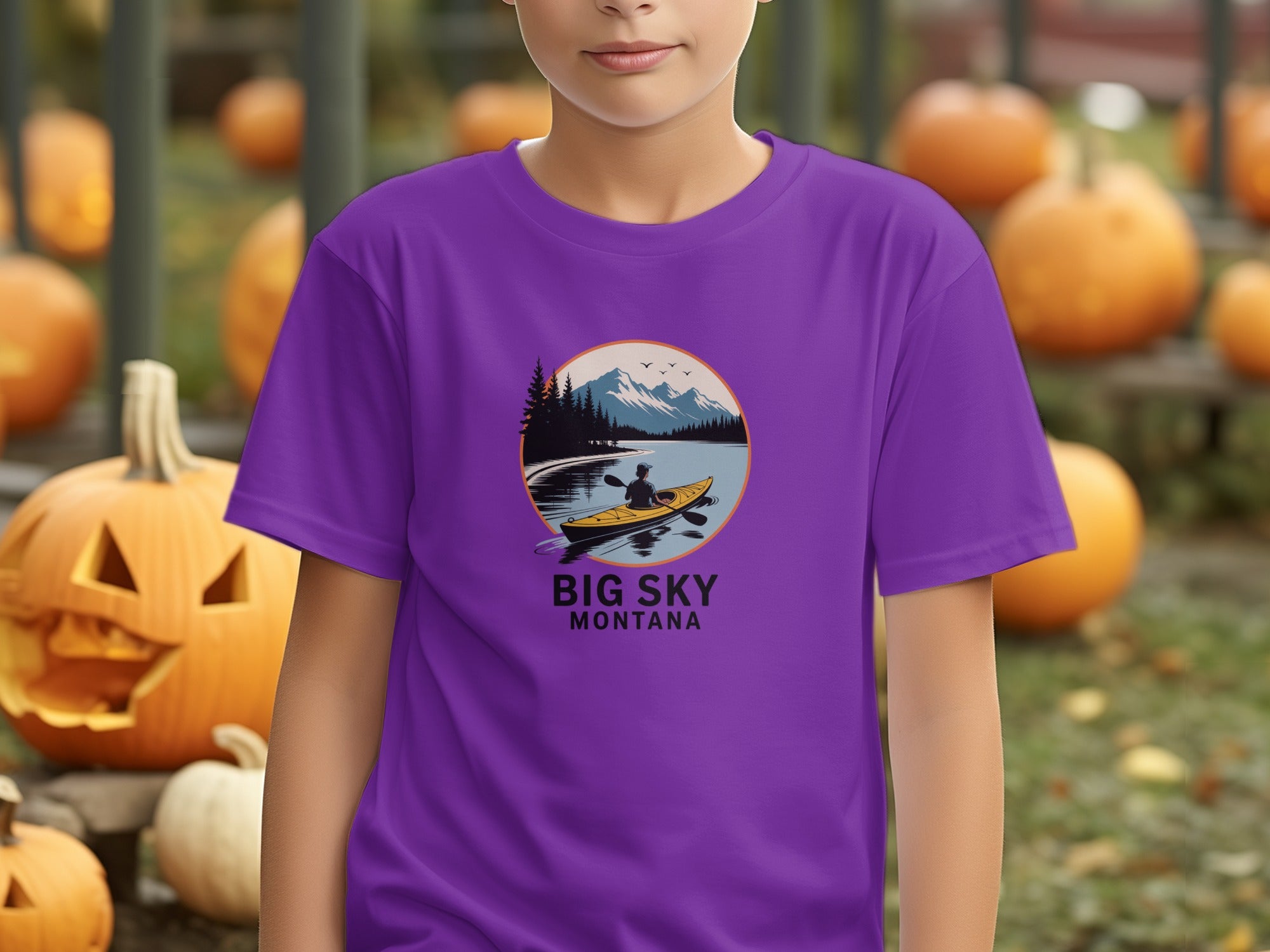 Big Sky Montana Outdoor Adventure Graphic Shirt