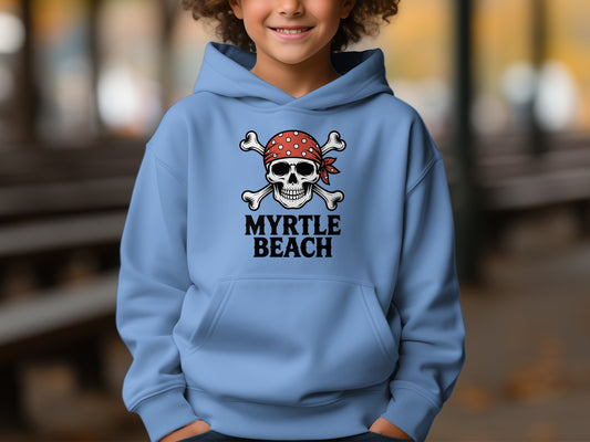 Myrtle Beach Skull and Crossbones Hoodie product type