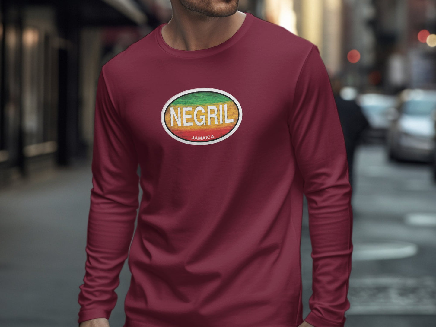 Negril Music Festival, Bob Marley Birthday Bash, ATI Dream Weekend Mens Long Sleeve T-Shirt tee