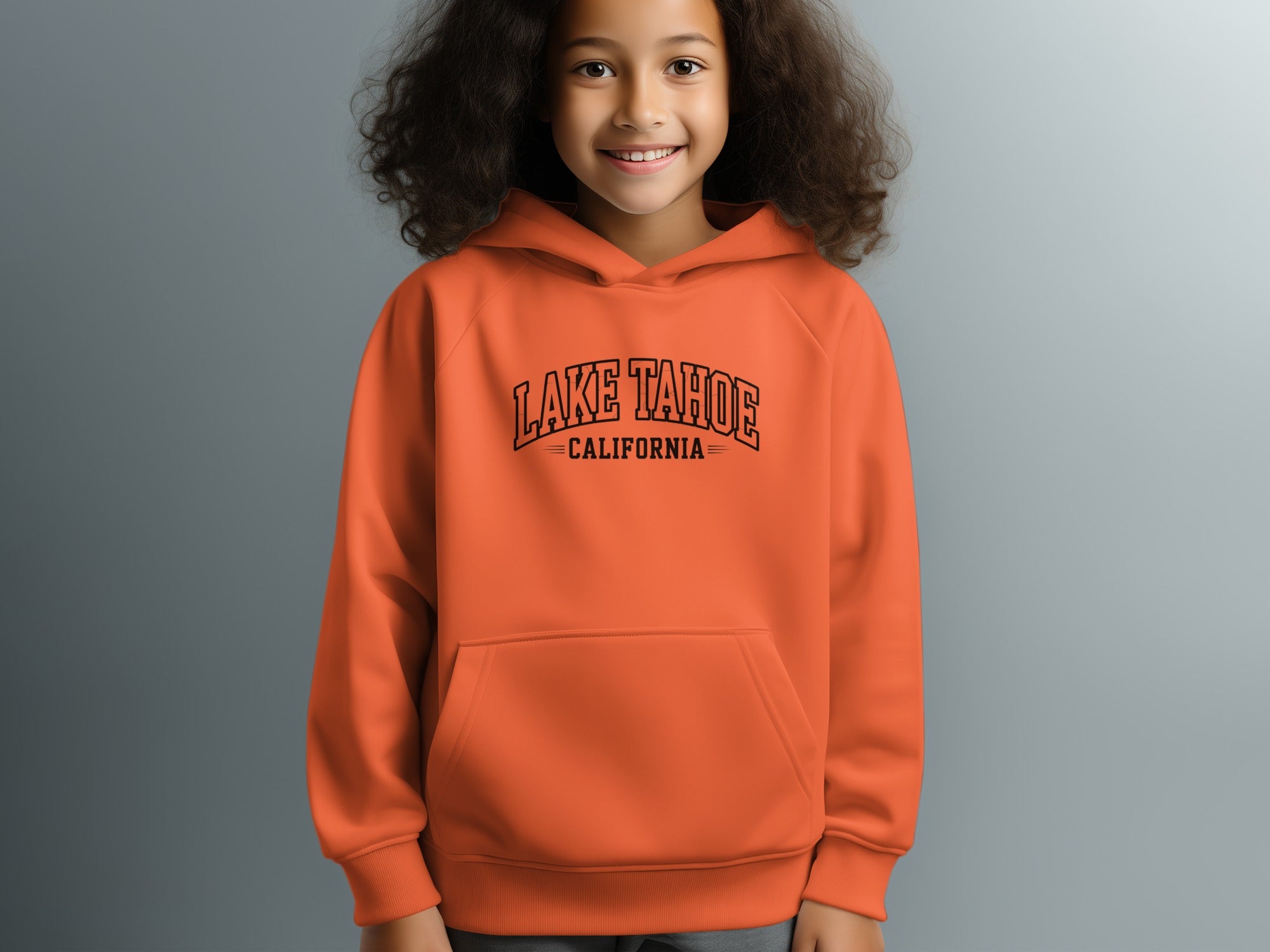 Lake Tahoe California Orange Hoodie product